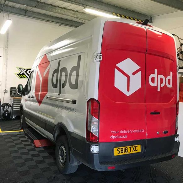 DPD Sign Writing in Nottingham