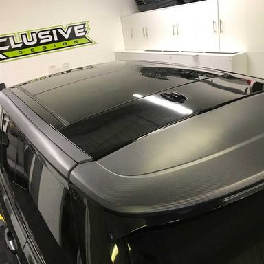 Carbon grey roof wrap 