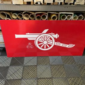 The Gunners Arsenal football club logo for mancave